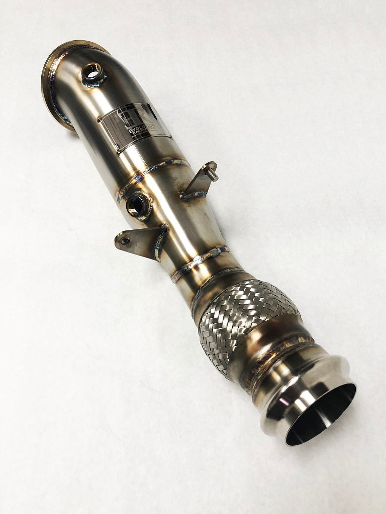Competition Series 4" Catless Downpipe for the B46 US Spec (4 Cylinder) Engine