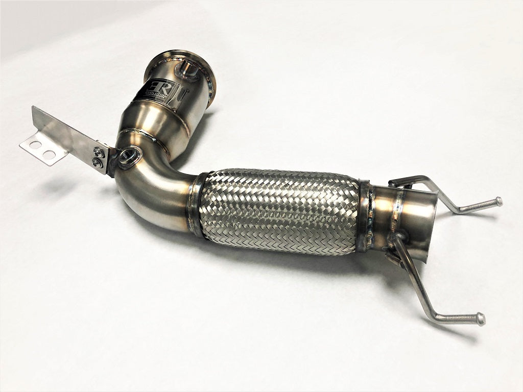 Competition Series 4" Catless Downpipe for the 2015+ Mini Cooper S, Clubman, Cabrio and Countryman US Spec (4 Cylinder) Engine