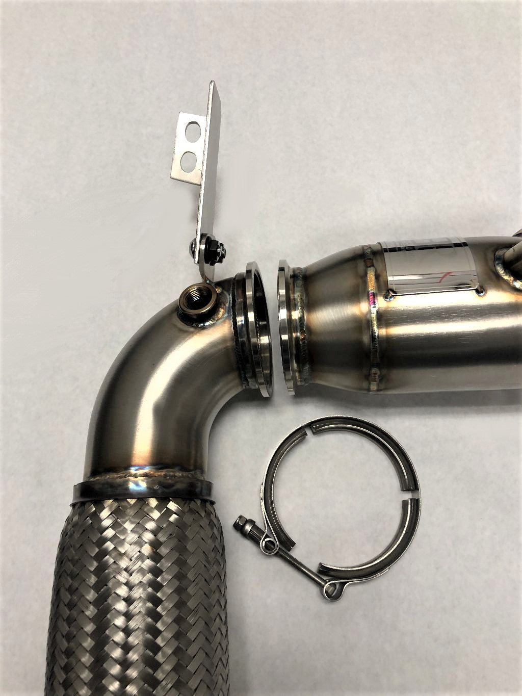 Sports Series 4" High Flow Catted Downpipe for the 2020-24 M135iX B48 (4 Cylinder) Engine