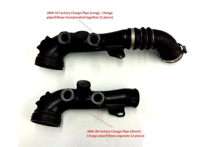 Charge Pipe Kit for 2009-10 (Long Version) 135i/335i/1M N54 Engine