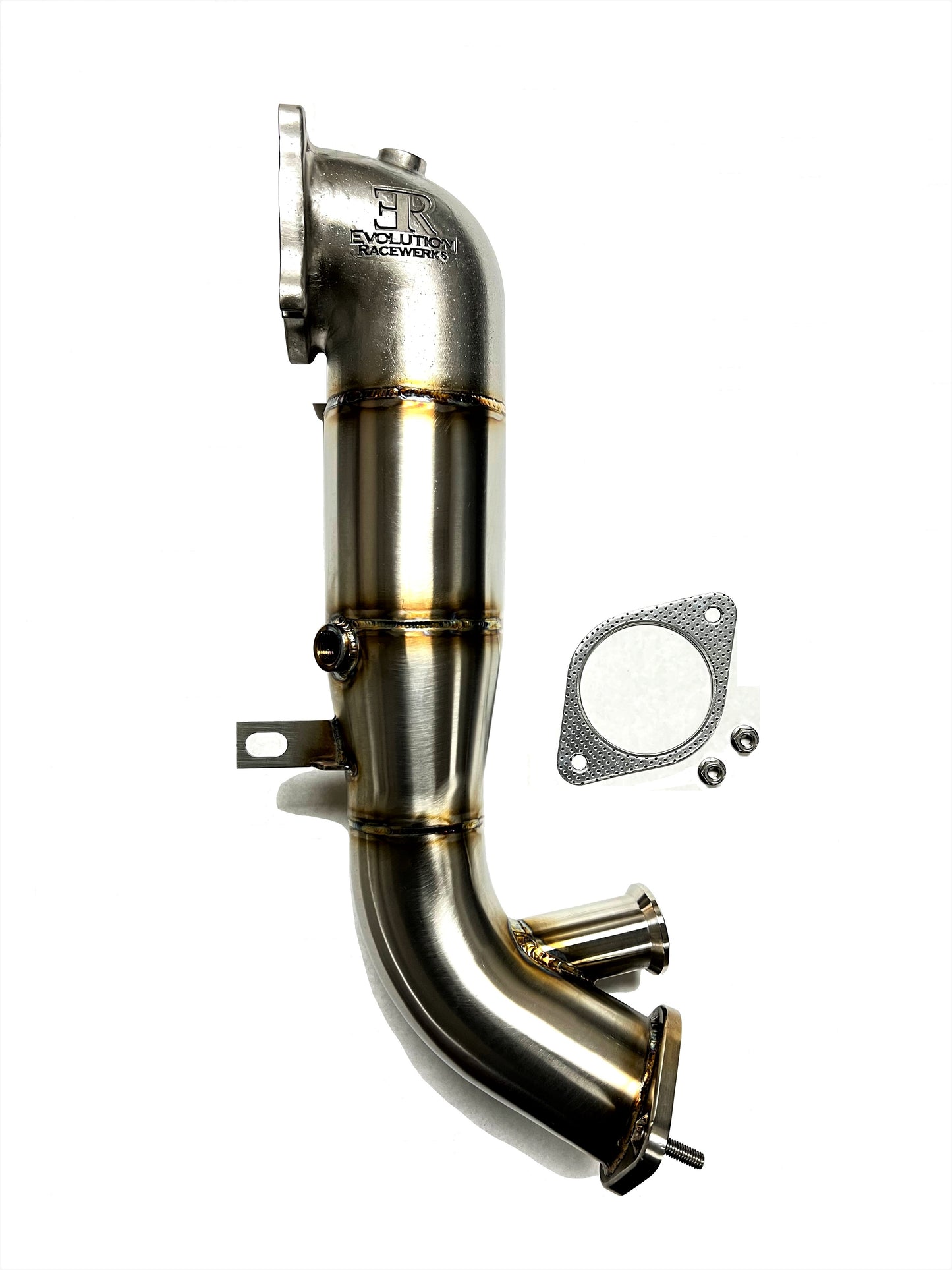 Sports Series 4" Metallic High Flow Downpipe for the 2016+ Alfa Giulia / Stelvio 2.0L