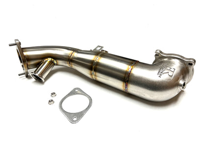 Sports Series 4" Metallic High Flow Downpipe for the 2016+ Alfa Giulia / Stelvio 2.0L